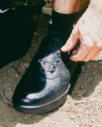 Men's No-Lace Sneaker M709 <BLACK><WHITE><BLK&WHT>