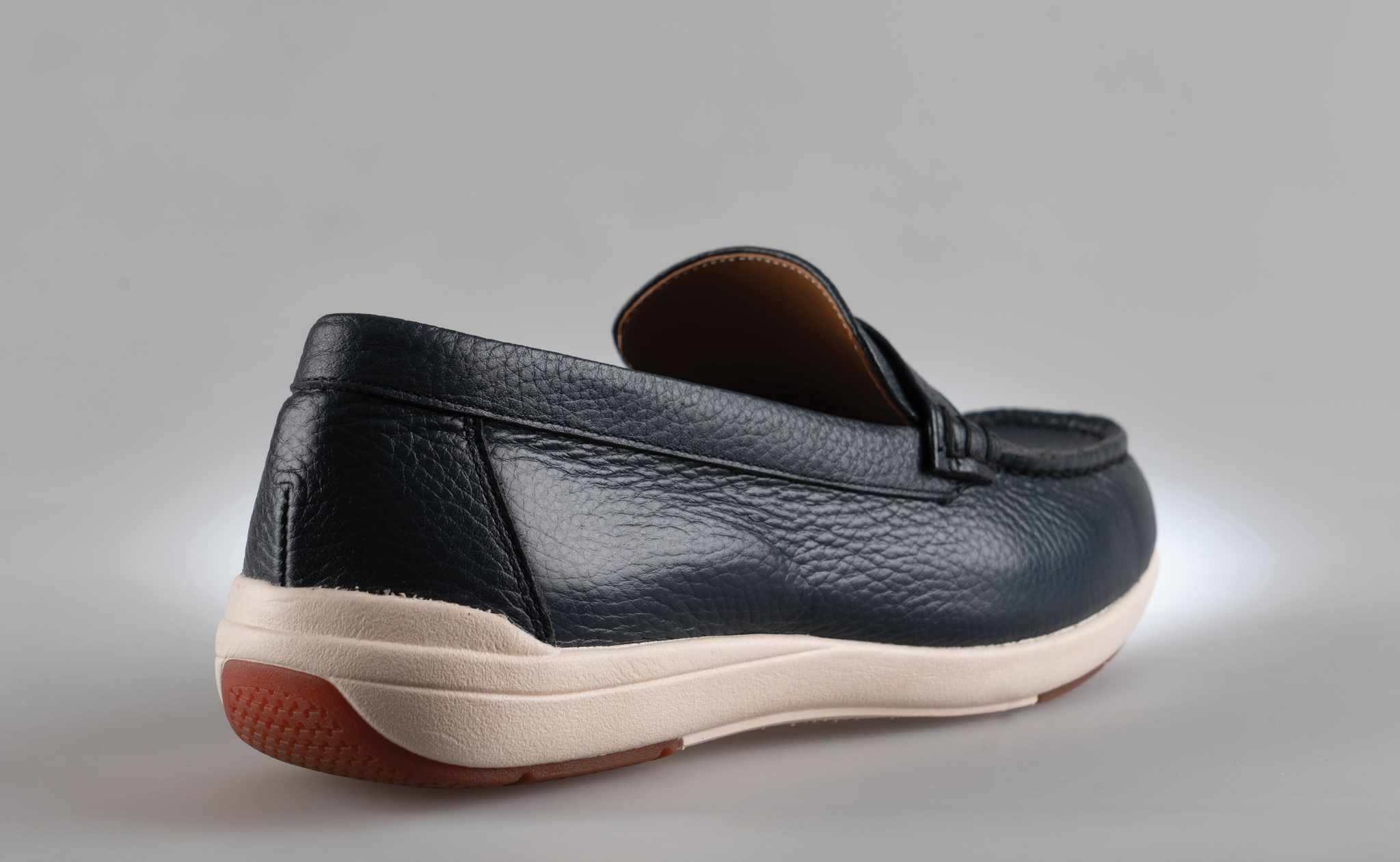 Women's Penny Loafers W302 <NAVY><BROWN><BLACK>