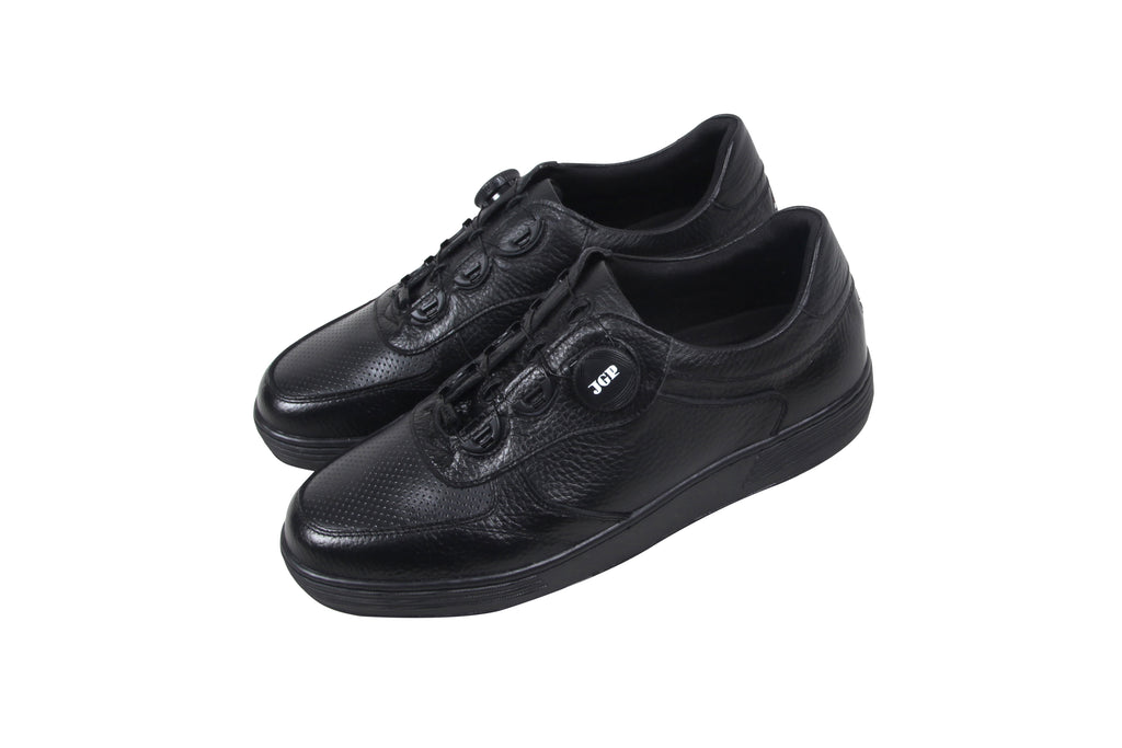 Men's No-Lace Sneaker M709 <BLACK><WHITE><BLK&WHT>
