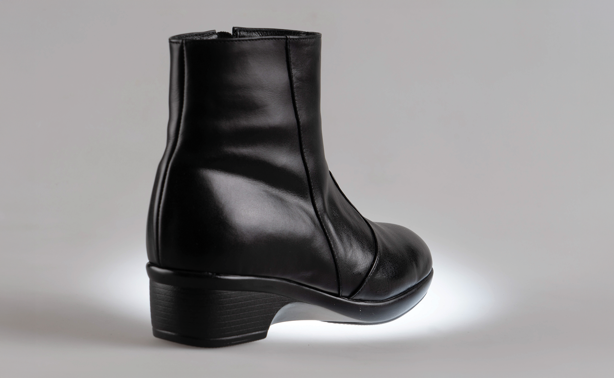 Women's Ankle Boots W900 <BLACK>